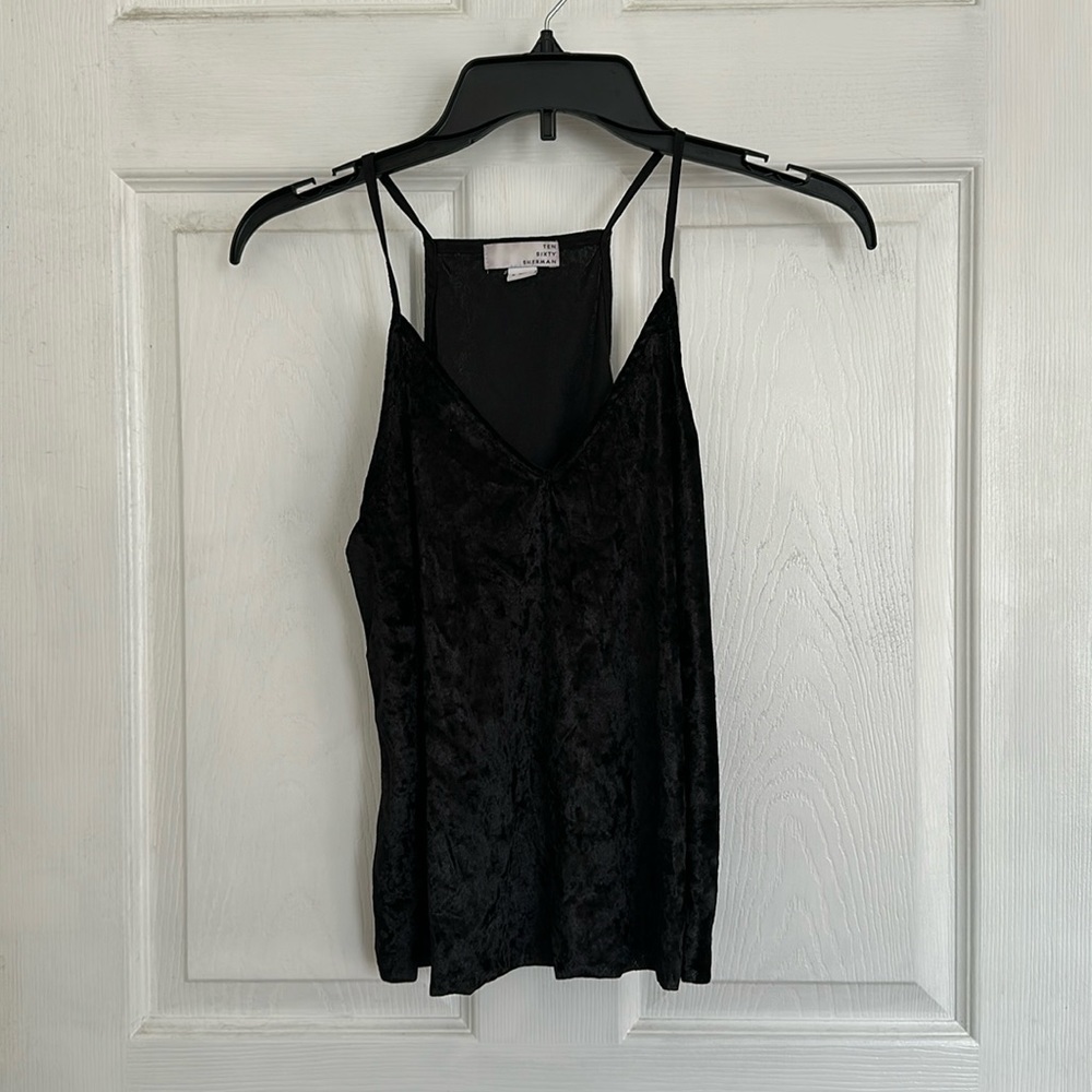 Ten Sixty Sherman S Black Velvet Top